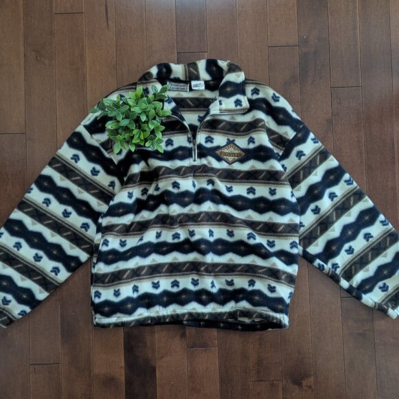 WHISTLER NEUTRAL PRINTED VINTAGE FLEECE SWEATSHIRT - Picture 1 of 3